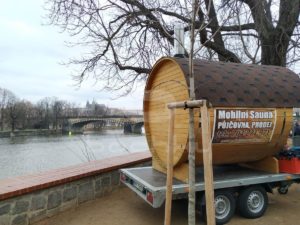 Мобильная баня на прицепе