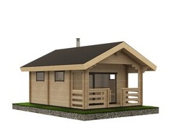 Баня-дом из минибруса